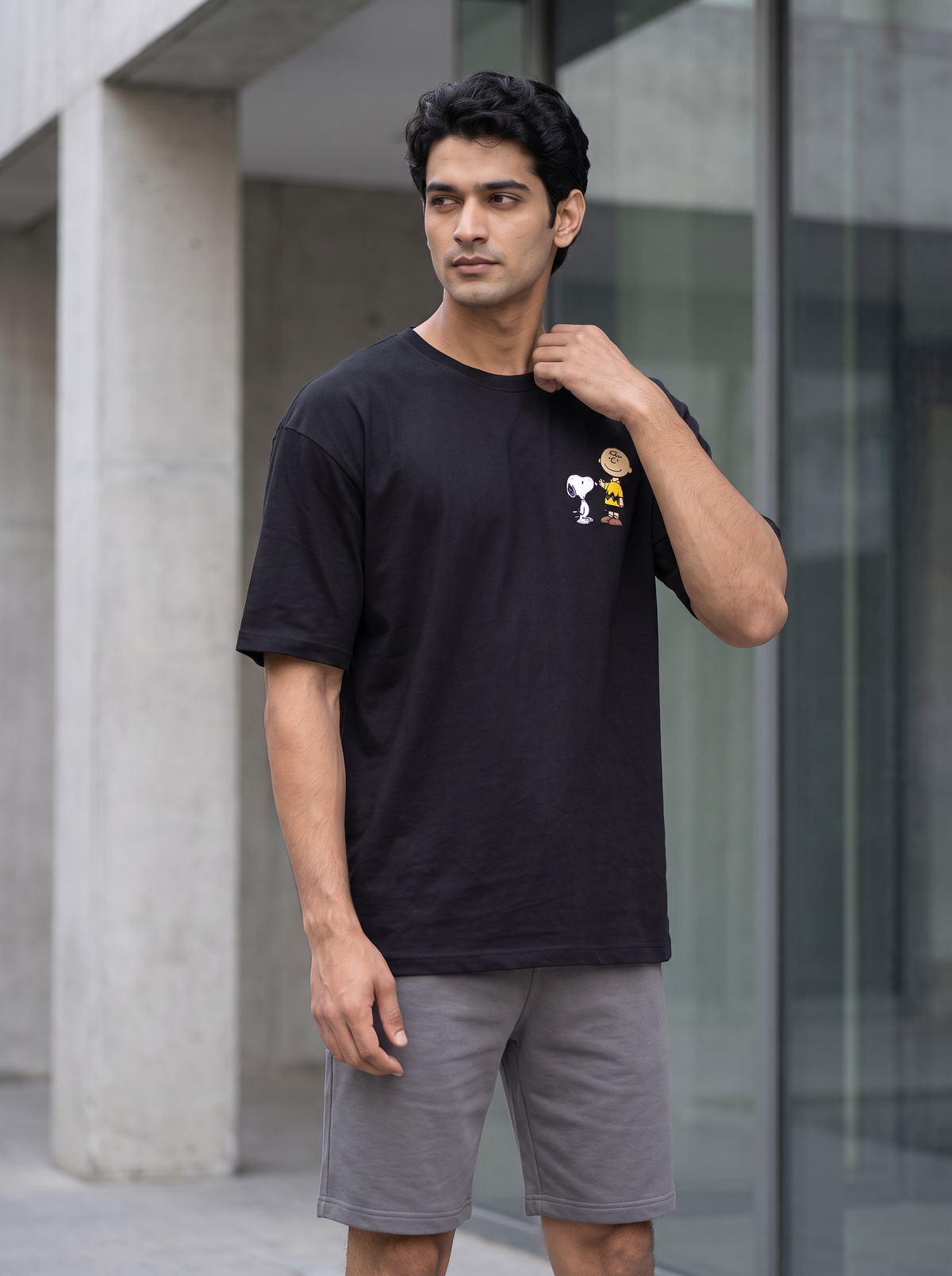 Black: Better Together Oversized T-shirt
