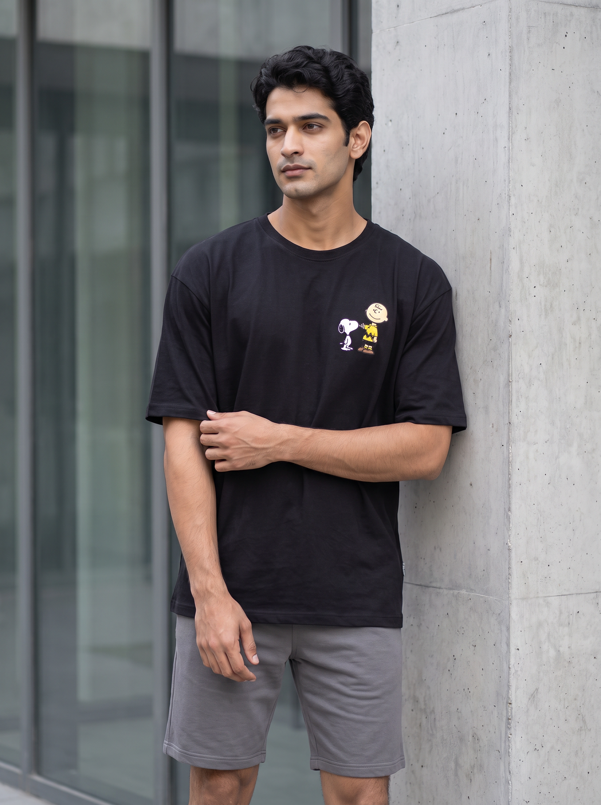Black: Better Together Oversized T-shirt