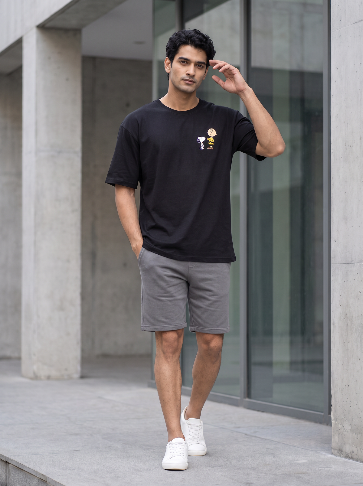 Black: Better Together Oversized T-shirt