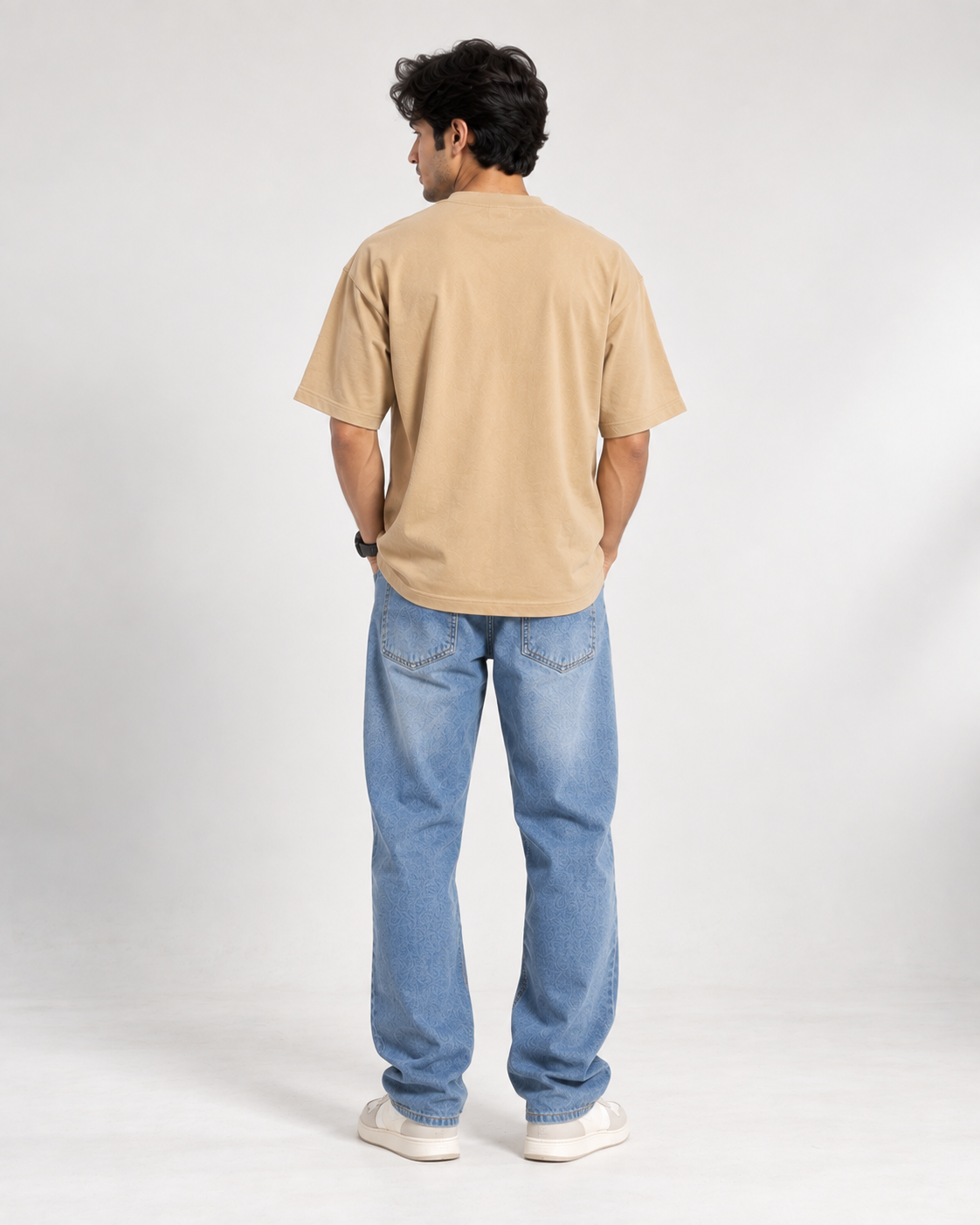 Beige: Quiet Statement Oversized T-shirt